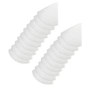BildeeMait G4 - Juego de filtros cónicos para válvula de escape Zehnder MAICO Ventilación, 180 mm, DN125, forro polar sintético, 10 piezas, color blanco