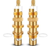 BildeeMait Gold Copper Valve Core 910-030 - Manijas de ducha y grifo, 2 unidades