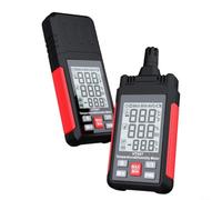 BildeeMait HT607 Termohigrómetro digital profesional de temperatura y humedad con punto de rocío, bombilla húmeda, luz de fondo máximo/mínimo, retención de datos de -20 a 60 °C para laboratorio e