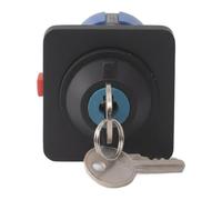 BildeeMait Interruptor industrial sin llave de 16 A, 380 V, contactos plateados, bloqueo seguro, estampado, automatización de piezas