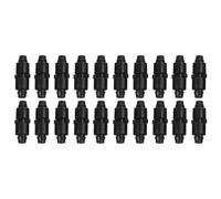 BildeeMait Juego de 20 acoplamientos de cinta de goteo, material de polietileno con sistemas de riego de bloqueo