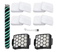 BildeeMait Juego de accesorios para aspiradora Shark LA802 Detect Pro Clean vertical, rodillo de cepillo HEPA, espuma y filtros de fieltro