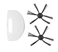 BildeeMait Kit de cepillo y filtro de repuesto para robot aspirador W100, RB01, HO041, S320 compatible con Multilaser, Mondial, Wap, Taurus, Isweep, Sencor