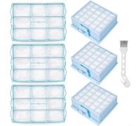 BildeeMait Kit de filtros HEPA y filtros de protección del motor para aspiradoras Siemens VS06G VS06B VS06C y BSG6 BSGL3, incluye cepillo de limpieza