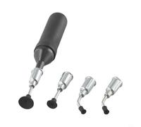 BildeeMait Kit de pluma de succión IC 4 puntas Herramienta de desoldadura al vacío para BGA Chip LED Resistencia Eliminación de Resistencia de Goma antiestática 90mm Herramienta de mano