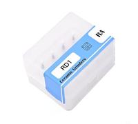 BildeeMait Kit de pulido de resina compuesta con 12 cabezales de pulido de goma para dentaduras dentales y acabados de circonita, vástago de 2,35 mm