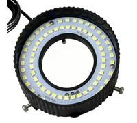 BildeeMait Luz de microscopio digital HD con 72 LED, brillo ajustable, iluminación alimentada por USB, reparación móvil e inspección industrial, para compacto negro