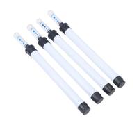 BildeeMait Medidores de nivel de agua blanca, 4 unidades con flotador y escala para macetas, tanques de cuidado de plantas, piscinas, indicador visible de fácil lectura