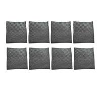 BildeeMait Paños suecos reutilizables para platos negros, paquete de 8 paños de esponja de algodón de celulosa, absorbentes y biodegradables, toallas de limpieza de cocina