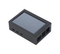 BildeeMait Pantalla táctil de 3.5 pulgadas para Raspberry Pi 5/4/3 480x320 60FPS LCD con estuche enfriador activo y lápiz táctil negro