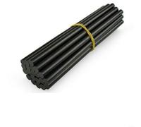 BildeeMait Paquete de 10 pegamento termofusible negro de 7 x 190 mm para reparación de abolladuras sin pintura para herramientas PDR termoplástico de alta temperatura