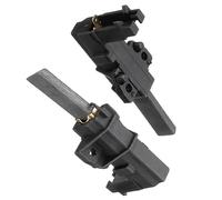 BildeeMait Paquete de 2 cepillos de motor de carbono para aspiradora, para caramelos, ceset, para lavadoras Indesit Servis C 59 mm de longitud total, 35 x 15 mm, segmento de carbono, nuevo juego de
