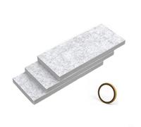 BildeeMait Paquete de 3 paneles de espuma aislados portátiles para ventanas de CA, placas aislantes de aire acondicionado de 16.5 pulgadas para bloquear el ruido del calor, fácil de recortar para la