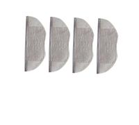 BildeeMait Paquete de 4 almohadillas de microfibra para robot MEDION SW MD 20040 para aspiradora, lavables a máquina, para trapeador de repuesto, color gris