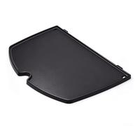 BildeeMait Placa de hierro fundido para parrillas Weber Q2200 Q2000 Q2400 con diseño de borde elevado para accesorios de cocina al aire libre