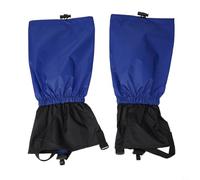 BildeeMait Polainas para caminar al aire libre, resistentes al viento y transpirables, fundas de nailon ligeras para lluvia, nieve, barro, ideal para senderismo, mochileros, pesca, Reino Unido (azul)