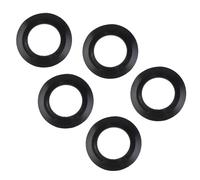 BildeeMait Sello de repuesto para junta de arandela para colador de cesta Franke, 54 mm OD 32 mm ID, negro, paquete de 5