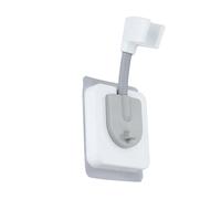 BildeeMait Soporte ajustable para alcachofa de ducha, sin taladro, montaje en pared, ABS, 16 x 7,5 cm