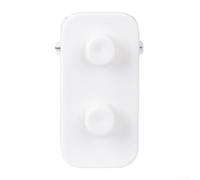 BildeeMait Soporte de plástico blanco para salto, adaptador de bloqueo de seguridad, postes de obstáculos ecuestres, diseño de instalación fácil con clip