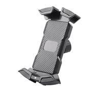 BildeeMait Soporte para teléfono de motocicleta con bloqueo de un segundo, absorción de golpes y para manillar o espejo retrovisor de rotación de 360°