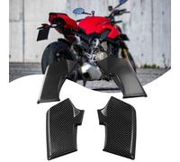 BildeeMait Streetfighter V4 V4S V4SP V2 2020-2023 Alerón de fibra de carbono fijo ABS alas de carenado para negro