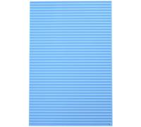 BildeeMait Tapete de secado de silicona enrollable para fregadero de cocina, antideslizante, para aislamiento, salvamanteles con canales de drenaje, escurridor de platos, color azul