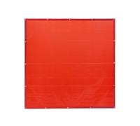 BildeeMait VEVOR - Cortina de soldadura de vinilo resistente al fuego con protección UV6 para protección, portátil para color rojo