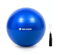 BILDER - Fitball Antideslizante con Bomba de inflado incluida, Pelota de Fitness para Pilates Resistente y antiestallidos para Calentamiento, Ejercicios, Gimnasia y Yoga - Herramientas de Gimnasio en