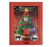 Bilderrahmen Mit Süßigkeitenspender,Weihnachts-Organizer Home-Dekoration Aufhängbarer Bilderrahmen für Süßigkeiten,für das Verteilen Von Nüssen, Bohnen, Müsli und Knabbereien an Theke und