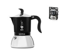 Biletti Cafetera Fiammetta Tazas 4, Negro