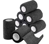 BILGETA 8 Rollos Banda Venda Cinta Bendaje Adhesiva Deportiva Tape 7,5cm x 4,5m Vendaje Cohesivo Primeros Auxilios Cinta de Mascotas Vendas Autoadhesivas para Dedos, Muñecas, Tobillo, Perros, Mascotas
