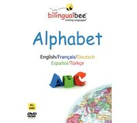 Bilingual Bee Alphabet DVD - ENGLISH - FRENCH - GERMAN - SPANISH - TURKISH - Ultimate bilingual education on your TV for the whole family!