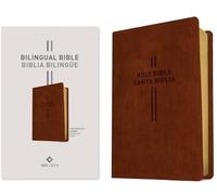 Bilingual Bible / Biblia Bilingue NLT/NTV: New Living Translation, Leatherlike, Brown