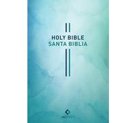 Bilingual Bible / Biblia Bilingüe Nlt/Ntv: Blue Watercolor