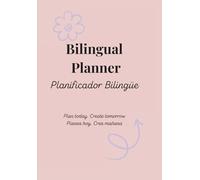 Bilingual Planner 2025/2026 - English & Spanish Undated Organizer for Daily, Weekly, Monthly Goals: Includes Habit Tracker, Budget Pages, and Goal ... or Write-In Format - Planificador Bilingüe