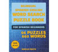 Bilingual Spanish-English Word Search Puzzle for Spanish Beginners