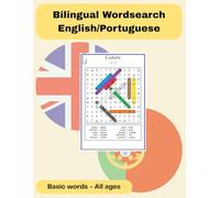 Bilingual Wordsearch - English/Portuguese: Basic words - Book 1