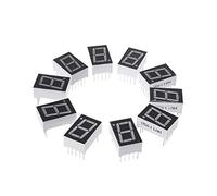 BIlinli 10 UNIDS 0.56 Pulgadas 7 Segmento 1 Pantalla LED Digital Rojo Tubos Digitales de Cátodo Comunes