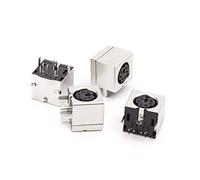 BIlinli 10pcs Mini 6-Pin DIN Socket Connectors PS-2 Conector Hembra Soldar PCB Conector PC Mouse
