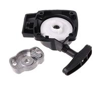 BIlinli 1Set 26CC 1E34F Cortadora de Cepillo Arrancador de césped Recortador de Arranque con Placa de polea Reemplazo para Mitsubish CG260 BC260