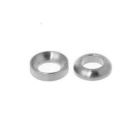 BIlinli 2 Unids/Set Espaciador de Bicicleta Pinza de Freno hidráulico M6 Aleación de Titanio MTB Reparación de Piezas de Bicicleta Anillos de arandela cóncava cóncava Convexa