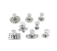 BIlinli 8Size con 8pcs Auto PDR Tool Kit Aluminio Pegamento Extractor de pestañas para la Ventosa del Coche