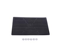 BIlinli Alfombrilla para el Suelo del Coche Alfombrilla para el pie del talón Cubierta del Parche del Pedal 23x15cm Alfombrilla para el Coche Antideslizante