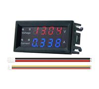 BIlinli DC 100V 200V 10A voltímetro amperímetro 4 dígitos de Alta precisión Dual LED Pantalla Digital Amp Volt Merter medidor de Panel