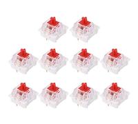BIlinli Interruptores de 3 Pines Outemu Negro Rojo marrón Azul Interruptor LED SMD para Teclado mecánico Apto para Cherry MX Gateron reemplazo DIY