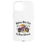 Bilitis Bike Club No Boys motocicleta LGBTQ lesbianas historia Carcasa para iPhone 15