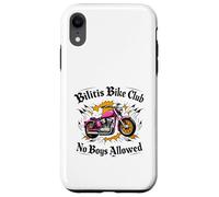 Bilitis Bike Club No Boys motocicleta LGBTQ lesbianas historia Carcasa para iPhone XR