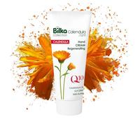 Bilka Collection Crema de manos regeneradora de caléndula y Q10, 100 ml | Con coenzima Q10, aceite de caléndula, manteca de karité y cera de abejas. Cuidado de manos calmante e hidratante