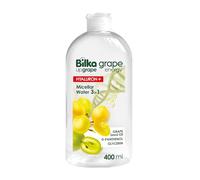 Bilka Upgrape Agua micelar 3 en 1 HYALURON + Grape Energy - Tónico facial con ácido hialurónico, aceite de semilla de uva, D-pantenol y glicerina, limpieza facial e hidratante, 400 ml