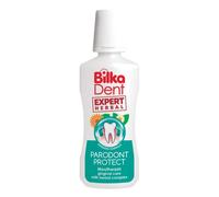 BilkaDent Expert Herbal Enjuague bucal Parodont Protect Gingival Care 250 | Enjuague bucal para el cuidado de las encías y aliento fresco con ácido hialurónico, aceite de árbol de té y 7 extractos de